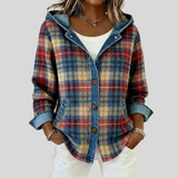 Clover | Hooded Checked Shacket