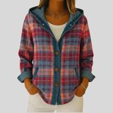 Winnie | Hooded Checked Shacket
