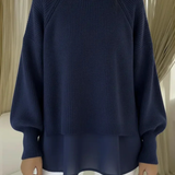 Layered-Look Jumper for Women