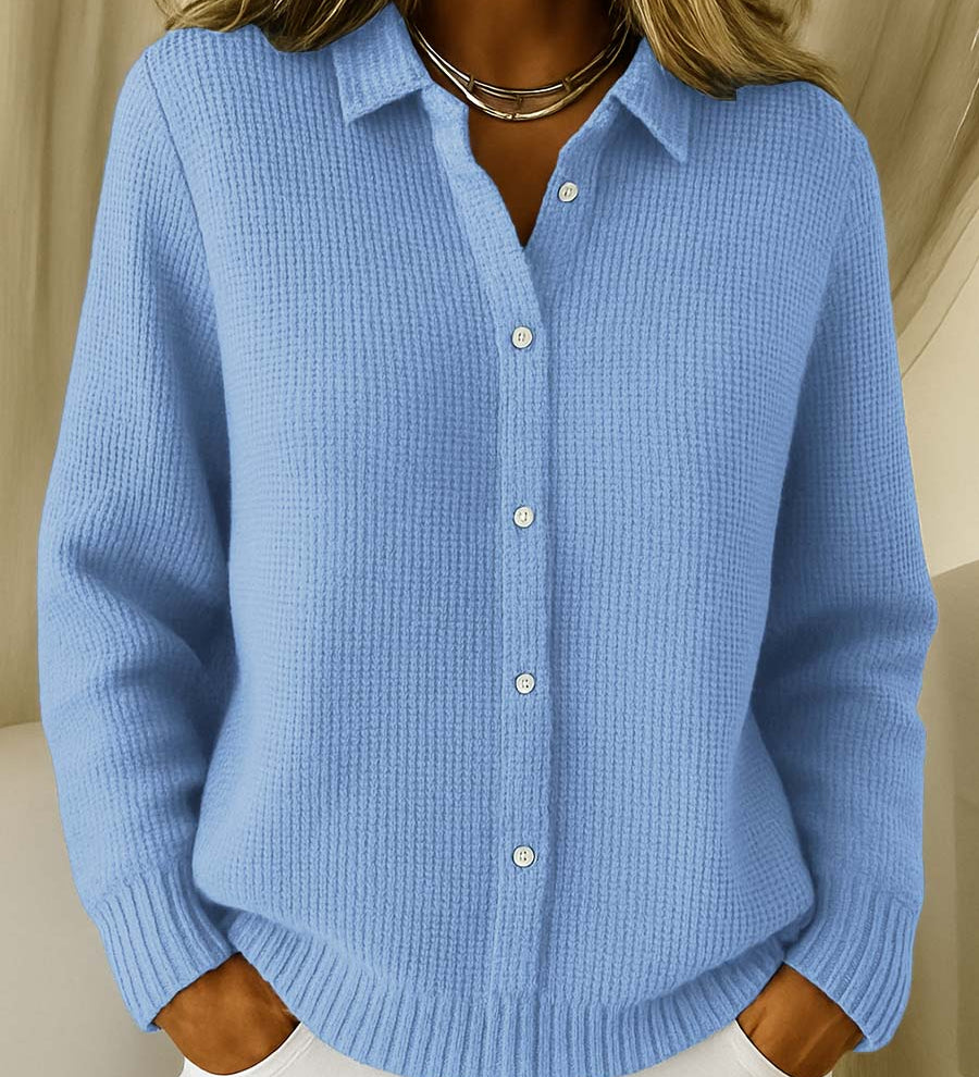 Camille | Textured Button Front Cardigan