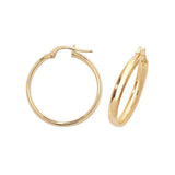 Brilliant Oversized Gold Hoop Earrings
