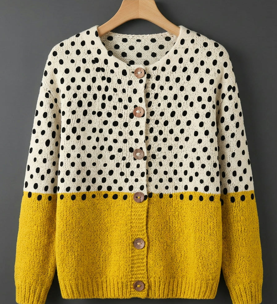 Junella™ | Vintage Knit Cardigan Sweater