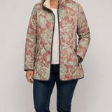 Naya | Vintage Floral Casual Quilted Jacket